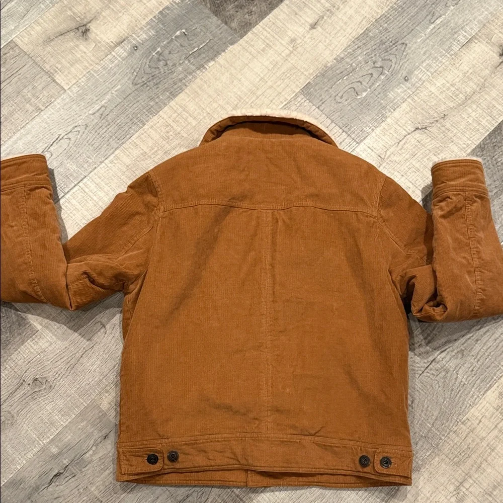 Lucky Brand Tan Corduroy Jacket with Cream Collar - Picture 7 of 12